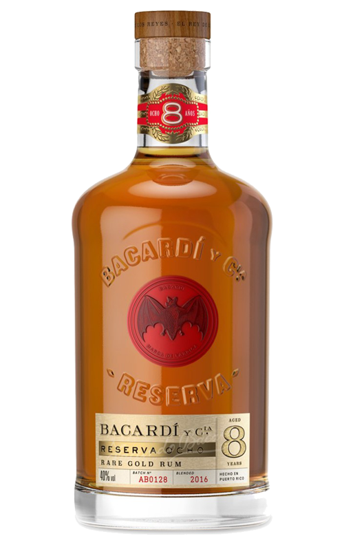 Bacardi 8 YO Amber Rum 750ml