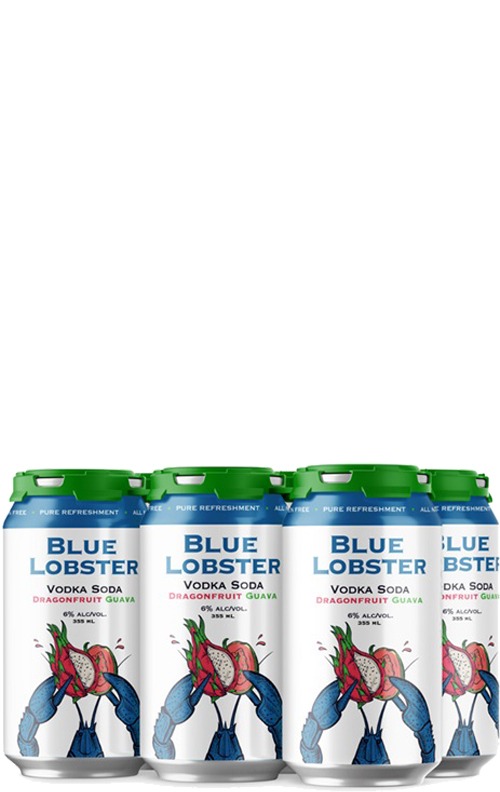 Blue Lobster Dragonfruit Guava 6x355ml