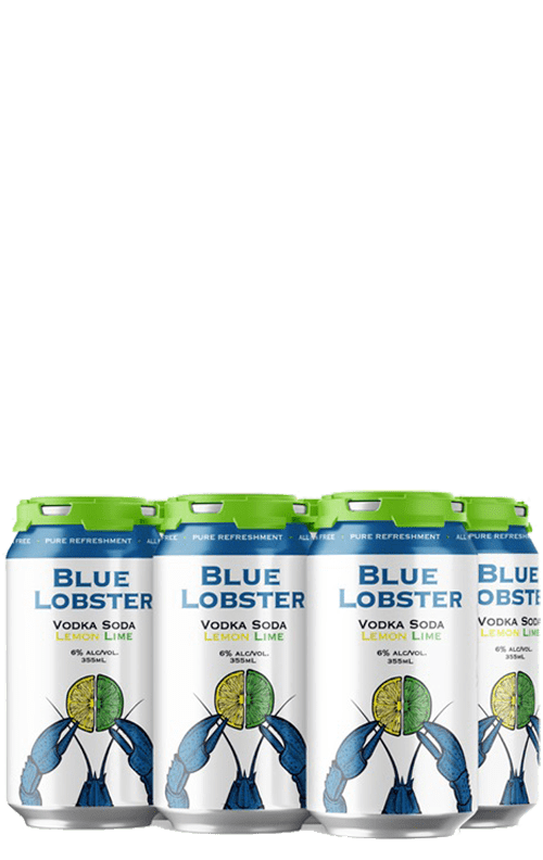 Blue Lobster Lemon Lime 6x355ml