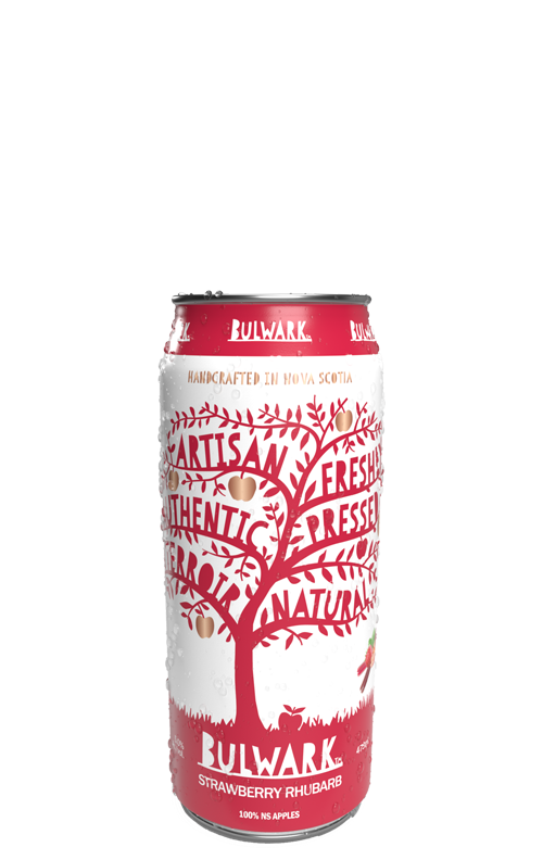 Bulwark Strawberry Rhubarb Cider 473ml