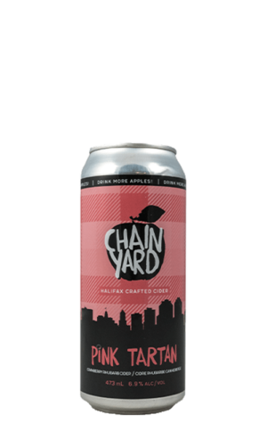 Chain Yard Pink Tartan Cranberry Cider 473ml