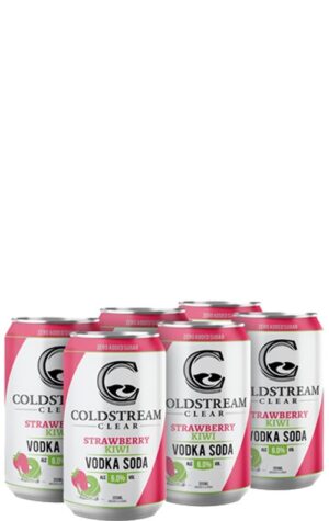 Coldstream Clear Strawberry Kiwi 6x355ml