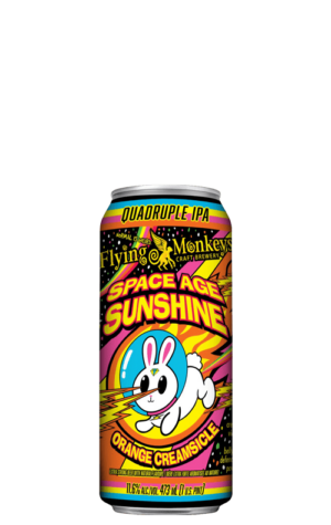 Flying Monkey's Space Age Sunshine Quadruple IPA 473ml