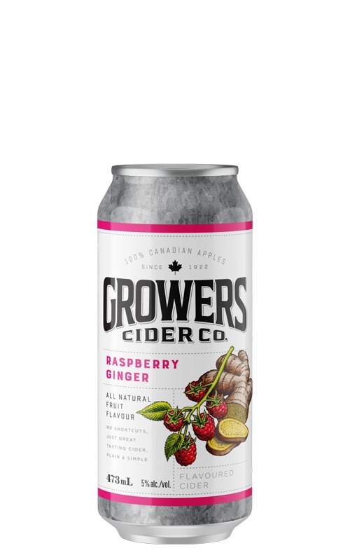 Growers Raspberry Ginger 473ml