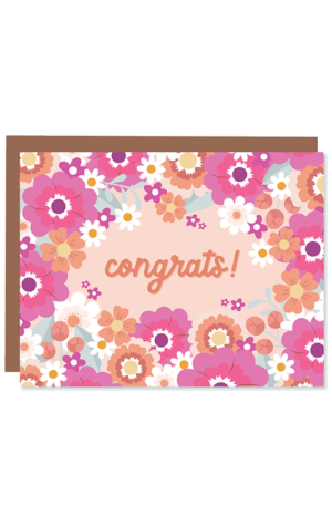 Paper Hearts Daisy Daydreams: Peachy Congrats! 1ea