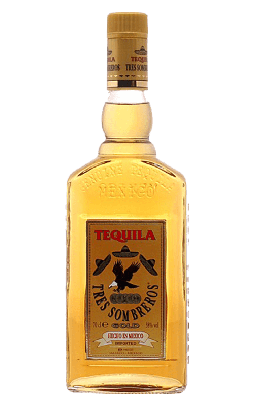 Tres Sombreros Gold 700ml