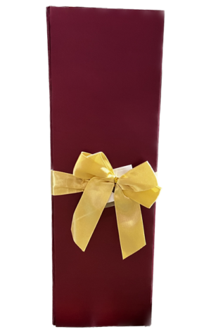 Regency Pop-Up One-Wine Bottle Gift Box With Bow 1ea