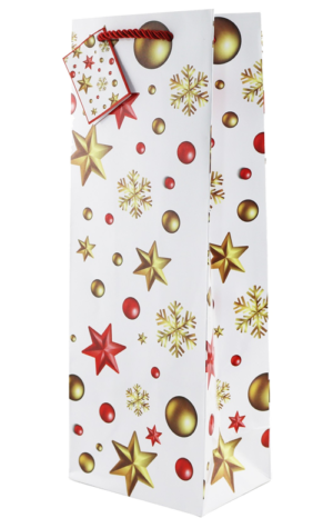 Taylor Hill Magical Christmas Wine Gift Bag 1ea