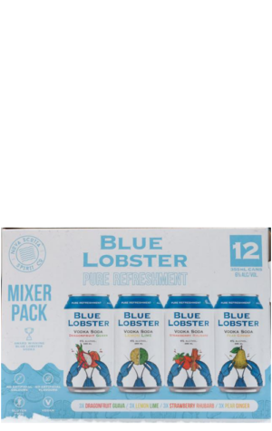 Blue Lobster Pure Refreshment Mixer Pack 12x355ml