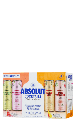Absolut Cocktails Variety Pack 8x355ml