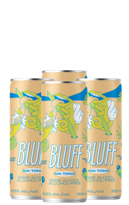 Bluff Non-Alcoholic Gin & Tonic 4x355ml