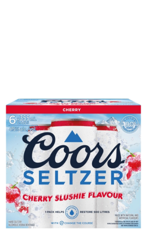 Coors Seltzer Cherry Slushie 6x355ml