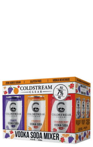 Coldstream Clear Vodka Soda Mixer 12x355ml