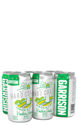 Garrison Hard Coast Lemon & Lime 6x355ml