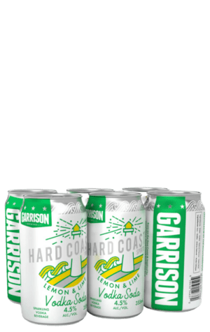 Garrison Hard Coast Lemon & Lime 6x355ml