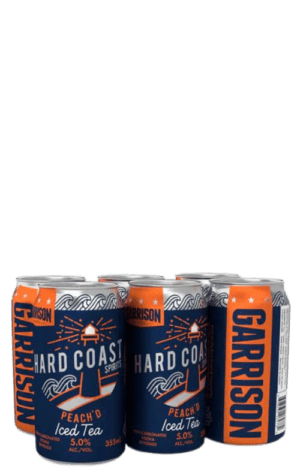 Garrison Hard Coast Peach'd Iced Tea 6x355ml