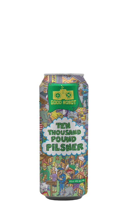 Good Robot Ten Thousand Pound Pilsner 473ml