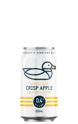 Lake City Crisp Apple Non-Alcoholic Cider 355ml