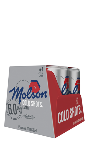 Molson Cold Shots 4x222ml