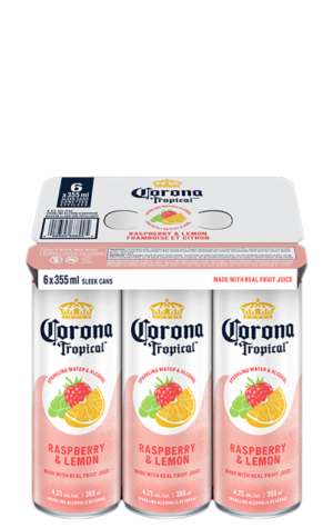 Corona Tropical Raspberry & Lemon 6x355ml