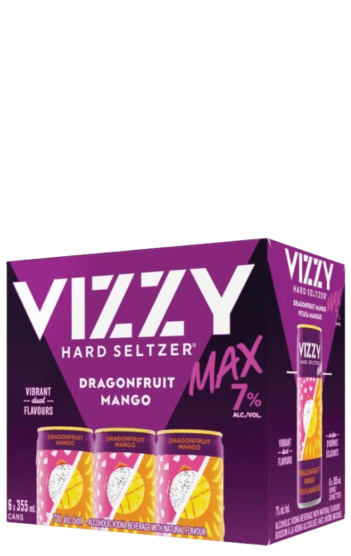 Vizzy Max Dragonfruit Mango Harvest Beer Wine Spirits